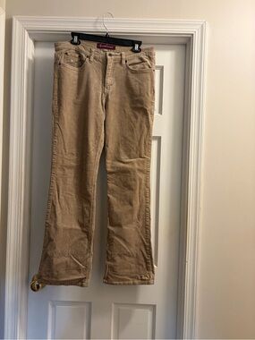 Gloria Vanderbilt Tan Corduroy Wide-Leg Jeans
